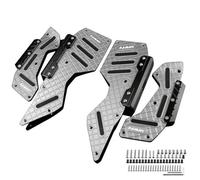 Pedane Moto Per NMAX155 Nmax125 NAX 155 NAMX 125 2020 2021 2022 2023 Accessori Per Motociclette Poggiapiedi Antiscivolo Modificati Pedale(Silvery)