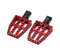 Pedane Moto Per Softail Per Fat Per Street Per Bob Per Breakout Per Low Per Rider S 2018-up Pedane Larghe Per Moto Anteriore Posteriore Poggiapiedi(Rear Red)