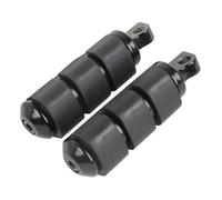 Pedane Moto Per Softail Per Fxst Per Dyna Per Fxwg Fxr Per XL1200 883 Moto Nero Cromato Poggiapiedi Con Foro Da 3/8'' Poggiapiedi Parti Universali Accessori Modificati