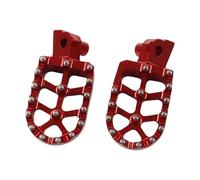 Pedane Moto Per Yamaha YZ250 YZ250F YZ250X YZ250FX YZ450F YZ450FX 1998-2023 Poggiapiedi Alluminio Sostituzione(Red)