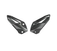 Pedane Moto Per ZX-4R Per ZX-4RR ZX4R 2023-2024 Piastra Di Protezione Del Tallone Del Pedale Del Motociclo Decorazione Effetto Carbonio Poggiapiedi Moto(Array texture)