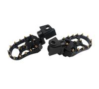 Pedane Moto Poggiapiedi Anteriore Per Moto Per 790 890 1050 1090 1190 1290 Per Adventure Pedane Regolabili Con Abbassamento Pedane Girevoli Resto Pedane(Black Gold)