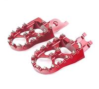 Pedane off-road Accossato Rosse in Ergal 7075 per TM EN/MX dal 2000 al 2018 (CC 300)