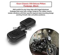 Pedane originali Royal Enfield Goan Classic 350 Deluxe Pillion, nere