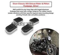 Pedane originali Royal Enfield Goan Classic 350 Deluxe Rider & Pillion,...