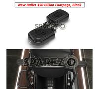 Pedane originali Royal Enfield "Pillion Deluxe Touring, nere" nuove Bullet 350