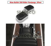 Pedane originali Royal Enfield "Rider Deluxe Touring, Silver" per New Bullet 350