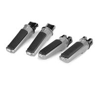 Pedane Passeggero Moto Compatibile Con CBR600F 2001 2002 2003 2004 2005 2006 2007 2008 2009 2010 2011 2012 2013 2 Coppie Di Pedane Anteriori E Posteriori Per Motore