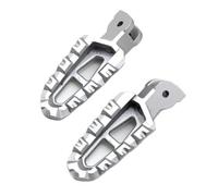 Pedane Passeggero Moto Per Ducati Per Multistrada Per 950 Per 1200 Per 1260 Per Hypermotard 821 Pedali Poggiapiedi Anteriori E Posteriori Accessori Adatti Guardia Pedan(Silver No Cover)