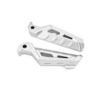Pedane Passeggero Per NMAX Per 160 Per 155 Per 125 Poggiapiedi Passeggero Posteriore Moto CNC Pedane Posteriori Accessori Pedale Poggiapiedi Motociclo (Colore : D'argento)