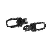 Pedane passeggero Poggiapiedi motocicletta Kit Pedane Poggiapiedi Per Desert X/Multistrada V2 Multistrada V4 1260 V4S V2S, Pedale Poggiapiedi Per Moto, Pedale Antiscivolo(Black without L)