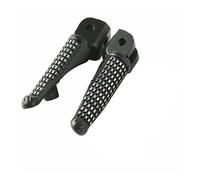 Pedane Pedali Per Per Ninja Per ZX10R Per ZX 10R 2011-2017 2016 2015 2014 Nero Opaco Moto Anteriore Rider Pedane Pedane Poggiapiedi Passeggero(Chrome)