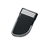 Pedane Pedali Per Touring Per Electra Per Street Per Glide Per Softail Per Fat Boy Per Dyna CNC Large Defiance Copertura Del Cuscinetto Del Pedale Del Freno Cromo Nero Poggiapiedi Passeggero(2)