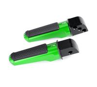 Pedane Pedane Passeggero Pedane Posteriori Per Kawasaki Per Per Z900 Per Z1000 Z800 Z650 ZX6R ZX10R Per ER6F Per ER6N Per Ninja 650 400 H2 SX Pedane Moto(Color:VERDE)