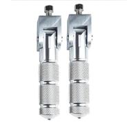 Pedane Pedane Per Aprilia Pedale poggiapiedi pieghevole da 8 mm per scooter (2 pezzi)(Silver)