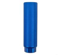 Pedane per bicicletta e MTB, compatibili con asse da 3/8", in lega di alluminio, antiscivolo, coppia di cilindri per pedale acrobatico posteriore (blu)