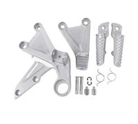 Pedane Per CBR1000RR 2008-2024 Motocicletta Pilota Anteriore Poggiapiedi Supporto Pedane Modificate Ricambio Aggiornato Accessori(Silver)