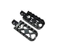 pedane Per Harley Per Dyna Per Softail Per Sportster XL Per Iron Touring Per Road King Poggiapiedi Moto Pedane A Punta Larga Stile Pedale(All Black)