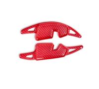 Pedane per il cambio Compatibile Con Bmw Per G60 5 Series Per F70 1 Series 2024 2025 2026 Paddle Volante Per Auto Paddles Shifter Accessori Gear(Carbon red)