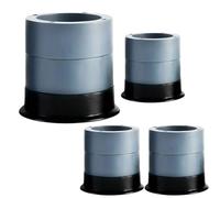 Pedane per Lavatrice ad Altezza Regolabile, Base per Frigorifero Antivibrazioni con Cuscinetto Fisso Antiscivolo, Supporto per Ammortizzatori.(H-3,4 PCS)