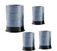 Pedane per Lavatrice ad Altezza Regolabile, Base per Frigorifero Antivibrazioni con Cuscinetto Fisso Antiscivolo, Supporto per Ammortizzatori.(H-4,4 PCS)