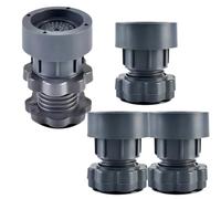 Pedane per Lavatrice ad Altezza Regolabile, Base per Frigorifero Antivibrazioni con Cuscinetto Fisso Antiscivolo, Supporto per Ammortizzatori.(Adjustable,4 PCS)