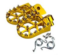 Pedane per moto con per punte per Grip Off-Road per sicuro Pedane(Gold)