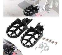 Pedane per moto da cross, CNC Dirt Bike Pioli per moto CR125/250 CRF150R CRF250R CRF250X CRF450R CRF450RX CRF450X CRF250L/M nero
