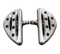 Pedane per moto in argento CNC, compatibili con Xl883 1200 X48 per Breakout For Street Glide per Dyna per Softail Touring Pedane cromate Pedane anteriori posteriori poggiapiedi design ergonomico