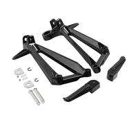 Pedane per moto Pedane Poggiapiedi Per YAMAHA YZFR3 YZF-R3 2015-2025 MT03 2020-2024, Supporto Passeggero Posteriore(Gloss Black)