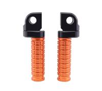 Pedane per moto Per R15 V3 R15 V4 MT-15 MT-125 MT-10 MT-09 SP Tracer 900 900GT MT-07 Poggiapiedi Anteriore Pedale Da Strada, Pedale Antiscivolo(B-Orange)