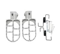 Pedane Per Moto Per XR50R CRF50 CRF70 CRF80 CRF100F Poggia Pedali pedane motociclo(White)