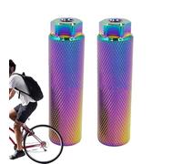 Pedane per Passeggero Bicicletta | Distanziatori Componenti Posteriore - Pedane Dirt Bike in Lega di Alluminio Colorate | per Uomini, Donne, Bambini, Passeggero, Posteriore, Ciclismo Strada e Montano