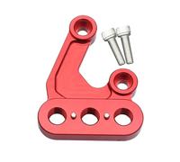 Pedane Pieghevoli Motocross CNC Foot Pegs Fixing Bracket Rests Pedal Mount Support Bracket Fit For Surron Light Bee X S Fit For Segway X160 X260 pedali antiscivolo(Red Right Bracket)