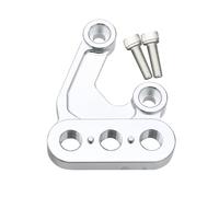 Pedane Pieghevoli Motocross CNC Foot Pegs Fixing Bracket Rests Pedal Mount Support Bracket Fit For Surron Light Bee X S Fit For Segway X160 X260 pedali antiscivolo(Silver Right Bracket)