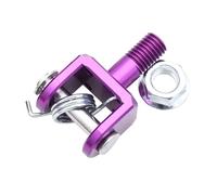 Pedane Pieghevoli Motocross CNC Foot Pegs Fixing Bracket Rests Pedal Mount Support Bracket Fit For Surron Light Bee X S Fit For Segway X160 X260 pedali antiscivolo(Purple Pedal Bracket)