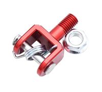 Pedane Pieghevoli Motocross CNC Foot Pegs Fixing Bracket Rests Pedal Mount Support Bracket Fit For Surron Light Bee X S Fit For Segway X160 X260 pedali antiscivolo(Red Pedal Bracket)