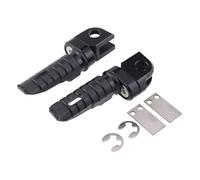 Pedane Poggiapiedi Anteriori Moto Per Kawasaki Z1000 Z1000R Z750 Z750R ZX-10R ZX-6R 2003-2021 Pedali Pedane Caffè Sostituzione(A-Black)