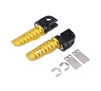 Pedane Poggiapiedi Anteriori Moto Per Kawasaki Z1000 Z1000R Z750 Z750R ZX-10R ZX-6R 2003-2021 Pedali Pedane Caffè Sostituzione(A-Gold)