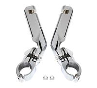 Pedane Poggiapiedi Morsetto Per Barra Autostradale Da 32 Mm E 1,25'' Per Montaggio Su Paramotore Angolato, Pedale Per Pedane Per Touring Per Dyna Sofatil Per Sportster 883