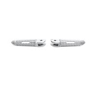 pedane poggiapiedi motocicleta Accessori Per Moto Per Trident 660 2021-2024 Poggiapiedi Anteriore TRIDENT Poggiapiedi Poggiapiedi 660 Impedisce La Deformazione Del Poggiapiedi(Silver)