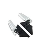 pedane poggiapiedi motocicleta Il Controllo Preciso Fornisce Un Fulcro Fisso Per Aiutare A Spostare Il Baricentro Del Corpo Durante Le Curve E Ottenere La Sterzata.(Silver)