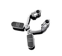 pedane poggiapiedi motocicleta Pedali Per Moto Poggiapiedi Poggiapiedi Per Softail Electra Glide Road King Pedale Per Moto Da Strada, Pedale Antiscivolo(A set)