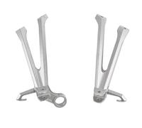 pedane poggiapiedi motocicleta Supporto Per Poggiapiedi Posteriore Per Moto Per Suzuki GSXR GSX-R 600 750 2011-2022 Il Supporto Stabile Garantisce La Stabilità Di Entrambi I Piedi(Silver)
