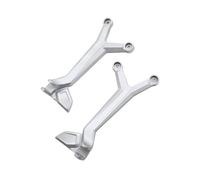 Pedane Poggiapiedi motocicletta Poggiapiedi Per Trident 660 2021-2 Poggiapiedi Per Moto, Poggiapiedi Regolabili Per Angolazione, Poggiapiedi Posteriori Per Passeggero TRIDENT660(A pair of silver)
