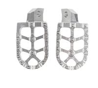 Pedane Poggiapiedi Per Moto, Per Per KX 125 250 500 KDX 200 220 R 200R 220R 250 Pedali Poggiapiedi Per Pedale Moto(Silver)