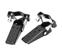 Pedane poggiapiedi, telaio pieghevole sostituzione per moto Pedane poggiapiedi Pedane Pedali Nero Elegante in metallo Pedali Posteriori Antiscivolo Bicicletta Peg poggiapiedi bici