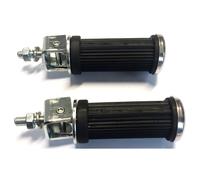 PEDANE POSTERIORI COMPLETE - POGGIAPIEDI PASSEGGERO PEGS TONDE Ø 8