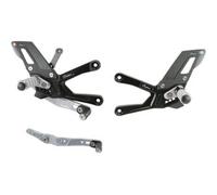 Lightech Ftrya016 Yamaha R1/m 15-21 Adjustable Footpegs Argento