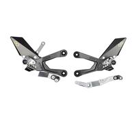 PEDANE REGOLABILI CON POGGIA PIEDI FISSI LIGHTECH PER YAMAHA R1 / M 2015-2024